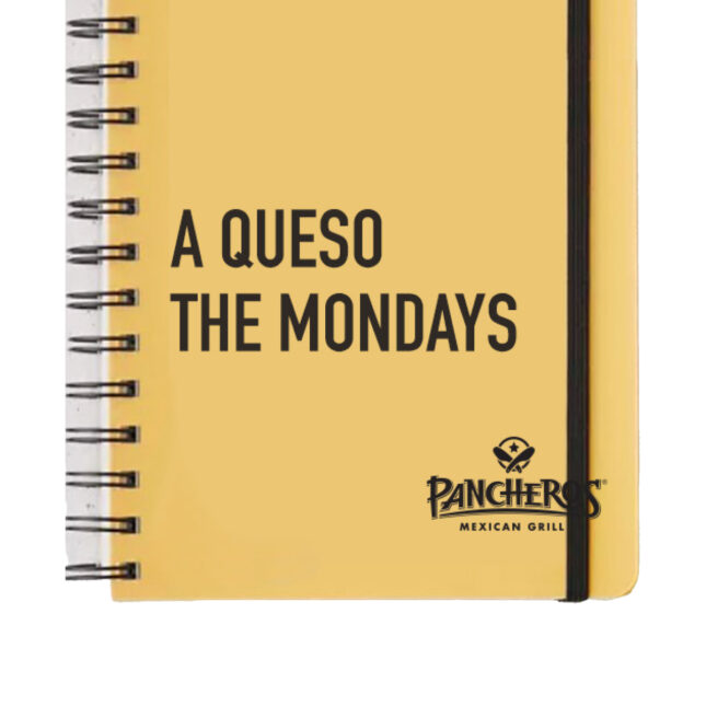 PAN 0722 30th anni hats and garments Queso the mondays notebook
